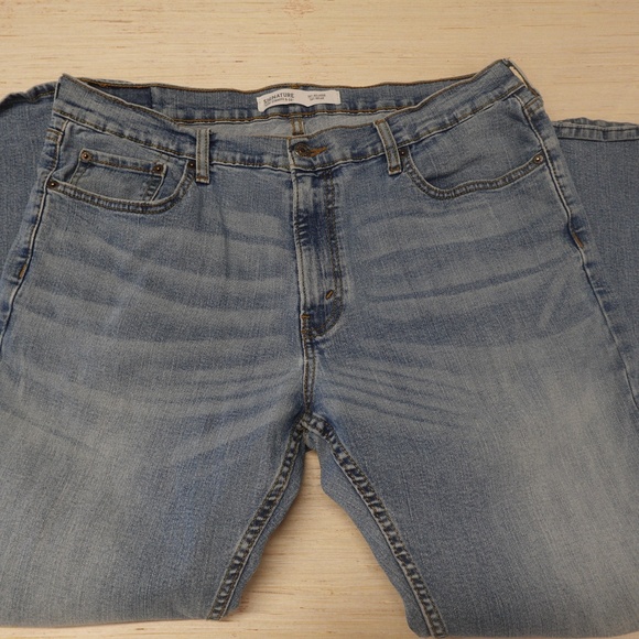 Mens Levi Strauss Signature S61 Relaxed Fit Jeans Men’s 36x30 Blue Denim - Picture 4 of 7